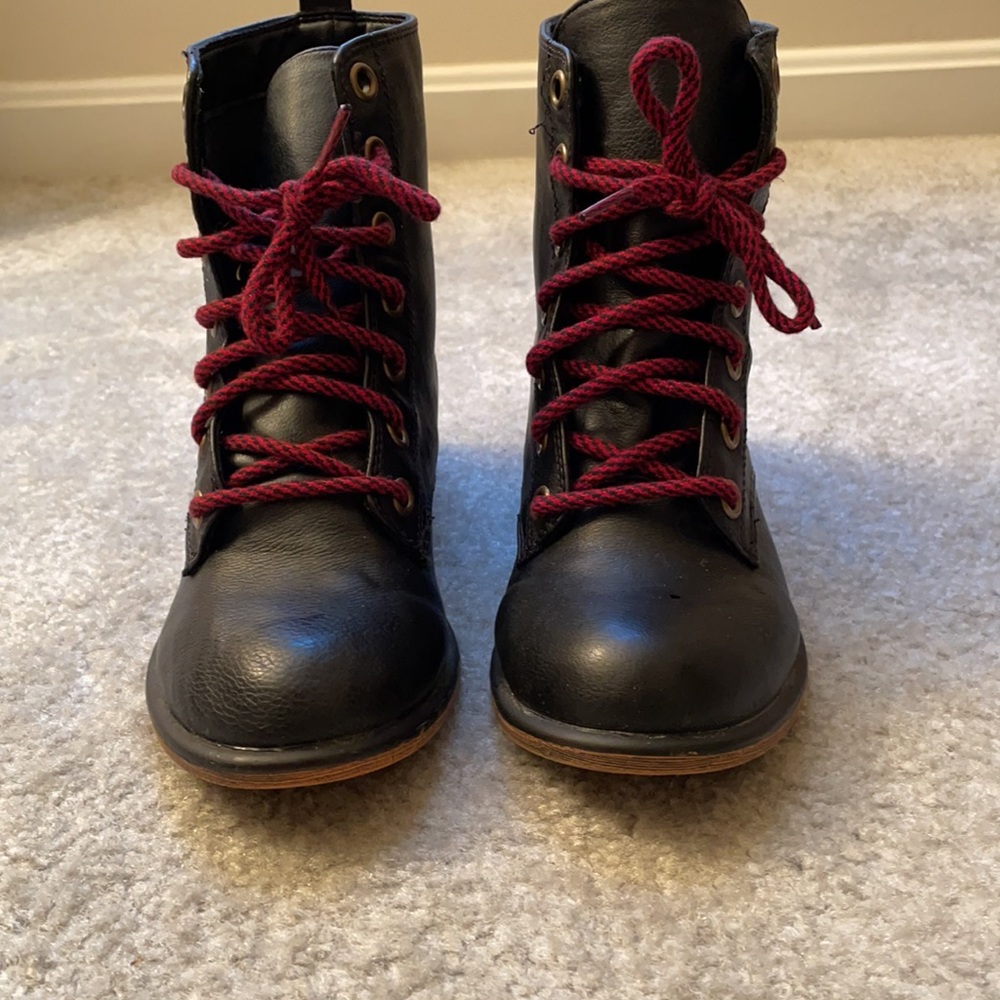 Black ankle boots